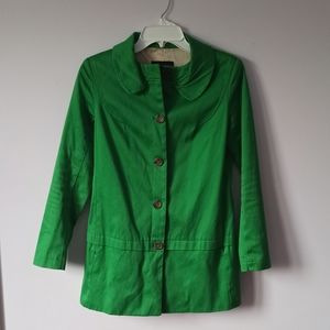 J Crew Green Jacket/Coat